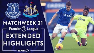 Everton v Newcastle  PREMIER LEAGUE HIGHLIGHTS  1302021  NBC Sports [upl. by Radack]