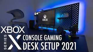 Best Xbox Series X Desk Setup amp Tech 2021 [upl. by Fatimah]