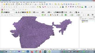 EXTRACTION OF STATES AND DISTRICT BOUNDARIES FROM SHAPEFILE IN QGIS [upl. by Hutchins]