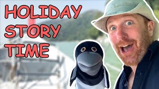 Holiday Story time for Kids from Steve and Maggie  Speaking and Learning English [upl. by Ahseken]