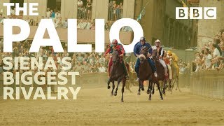 17 jockeys 3 laps and 70 seconds to win one of Italys most intense rivalries  BBC [upl. by Assila884]