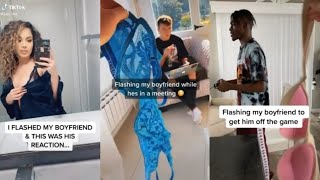 quotFlashing My Bf And See His Reactionquot Tiktok Compilation [upl. by Nnylahs]