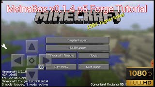 McinaBox v014 p5 Forge Tutorial [upl. by Uzziel]