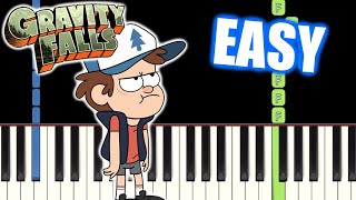 Gravity Falls  Opening Theme  Piano Arrangement Synthesia by TAM [upl. by Eigger769]