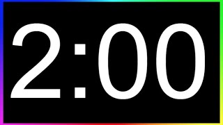 Minuteur 2min ALARME🚨 Compte à Rebours 2 Minutes Minuterie 2 MinutesDécompte 2min [upl. by Herwick828]