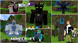 Ben 10 Addon for minecraft pocket edition 119  Ben 10000 Mod In Mcpe  2022 [upl. by Hauhsoj]