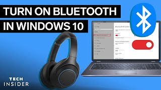 How To Turn Bluetooth On In Windows 10 [upl. by Sesylu]