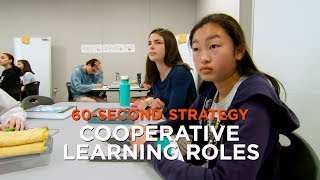 60 SecondStrategy Cooperative Learning Roles [upl. by Thgiled466]