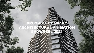 Brusnika company showreel 2021 corona renderer architecture animation [upl. by Ignatia]