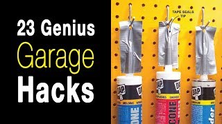 23 Garage Storage amp Organization Hacks [upl. by Adnilrev]