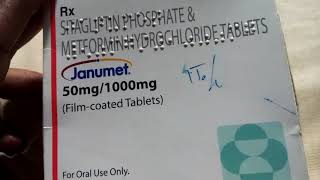 JANUMET TAB501000mg RxSitagliptin phosphate  metformin hydrochloride Incretin use amp side effect [upl. by Llevron]