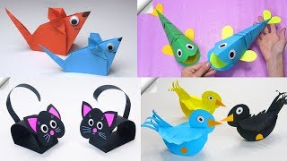 11 DIY paper crafts  Paper toys [upl. by Lacym317]