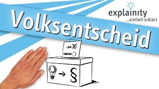 Volksentscheid einfach erklärt explainity® Erklärvideo [upl. by Alayne950]