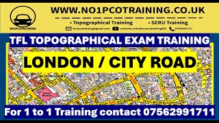 CITY ROUTE TFL TOPOGRAPHICAL SKILLS 2024 PCO LICENCE [upl. by Nwahsat]