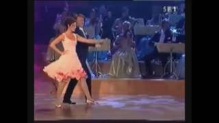 André Rieu is dancing the Ländler with Barbara Wussow [upl. by Yhtur84]