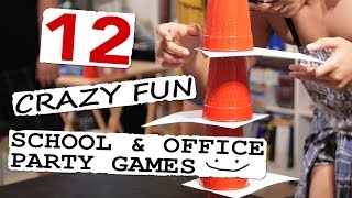 12 Crazy Fun School amp Office Party Games [upl. by Ardeid]