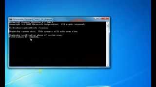 How to Run Sfc scannow command in Windows 7 [upl. by Amador]