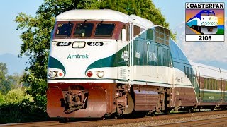 Amtrak Cascades Trains in Washington [upl. by Allegra619]