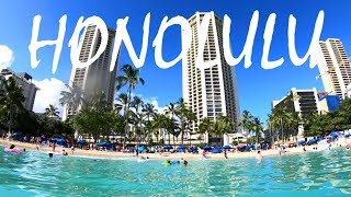 Exploring HONOLULU HAWAII Walking to Waikiki Beach [upl. by Jesselyn581]