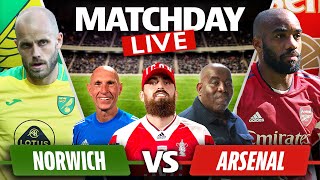 Norwich vs Arsenal  Match Day Live [upl. by Harwell]