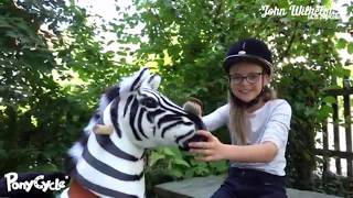 How cool to ride a PonyCycle® zebra [upl. by Nnylyram]