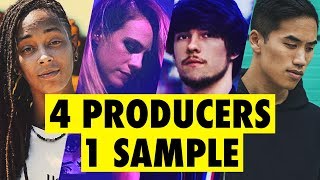 4 PRODUCERS FLIP THE SAME SAMPLE feat Virtual Riot Bad Snacks Sarah the Illstrumentalist [upl. by Norling249]