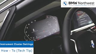 Changing the instrument cluster settings  BMW How  To  BMW Northwest [upl. by Dnalyk]